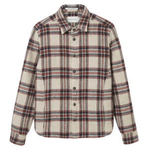 Peregrine Wool Checked Overshirt